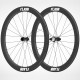 Aro Asimétrico de Carbono Ultraligero 700C 50x28mm Tubeless con Gancho/Sin Gancho / Tubular para Bicicleta de Carretera